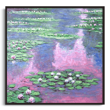Inspiration Nymphéas II Monet - peinture à l'huile