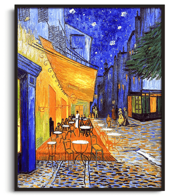 Inspiration Van Gogh - Terrasse du café le soir